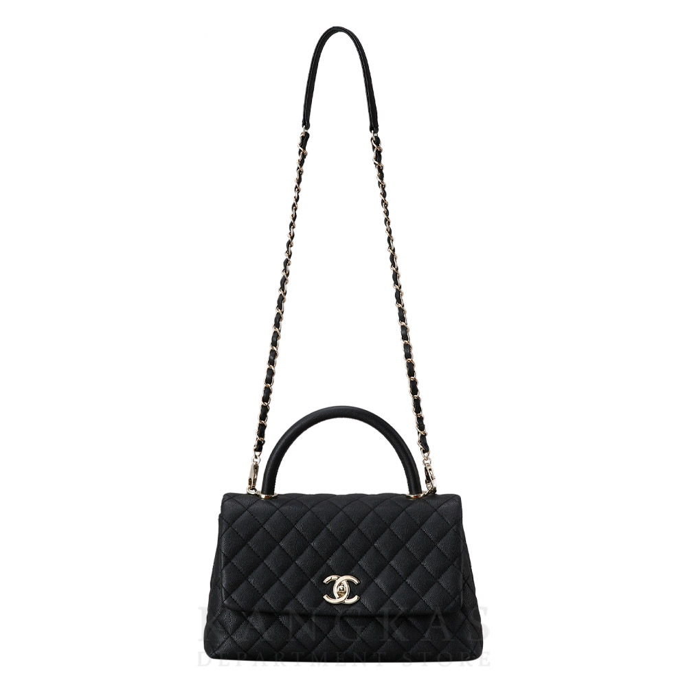 CHANEL(USED)샤넬 캐비어 코코핸들 미듐