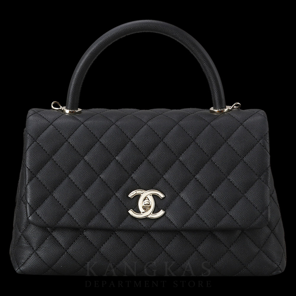 CHANEL(USED)샤넬 캐비어 코코핸들 미듐