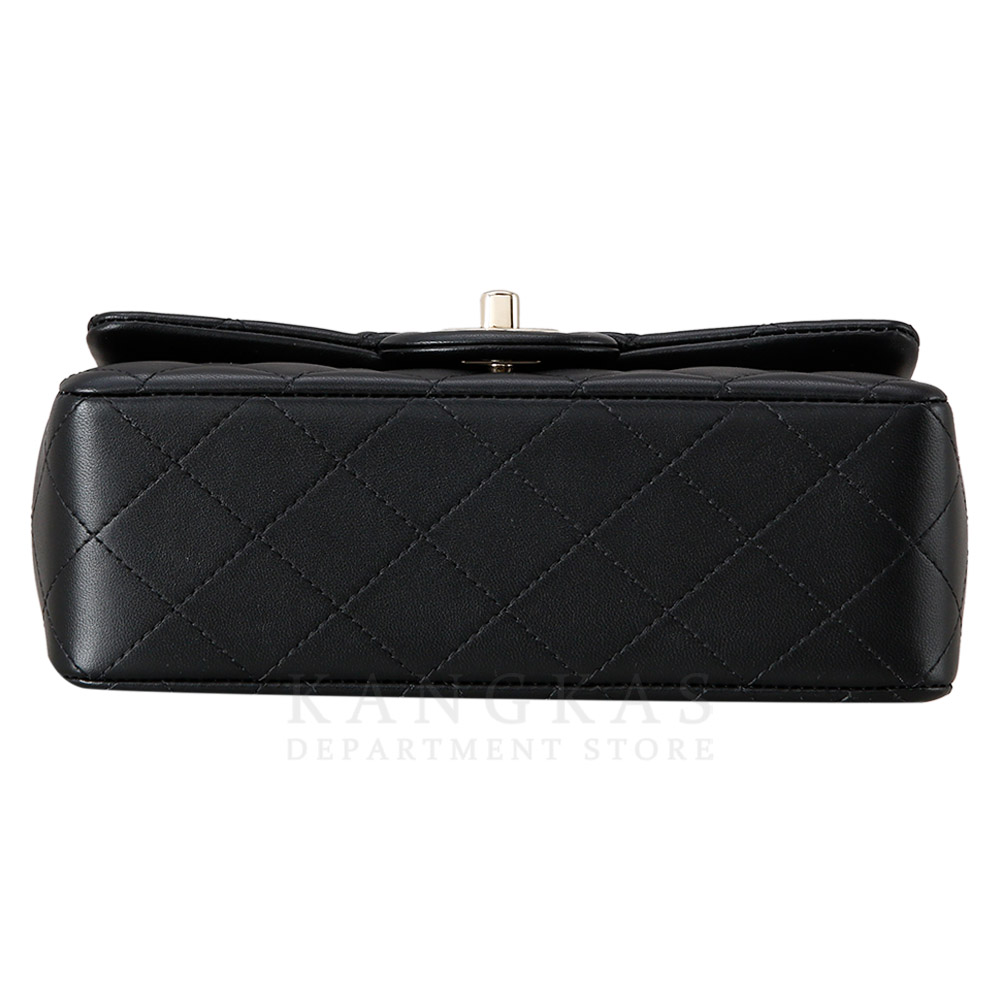 CHANEL(USED)샤넬 램스킨 클래식 뉴미니 탑핸들