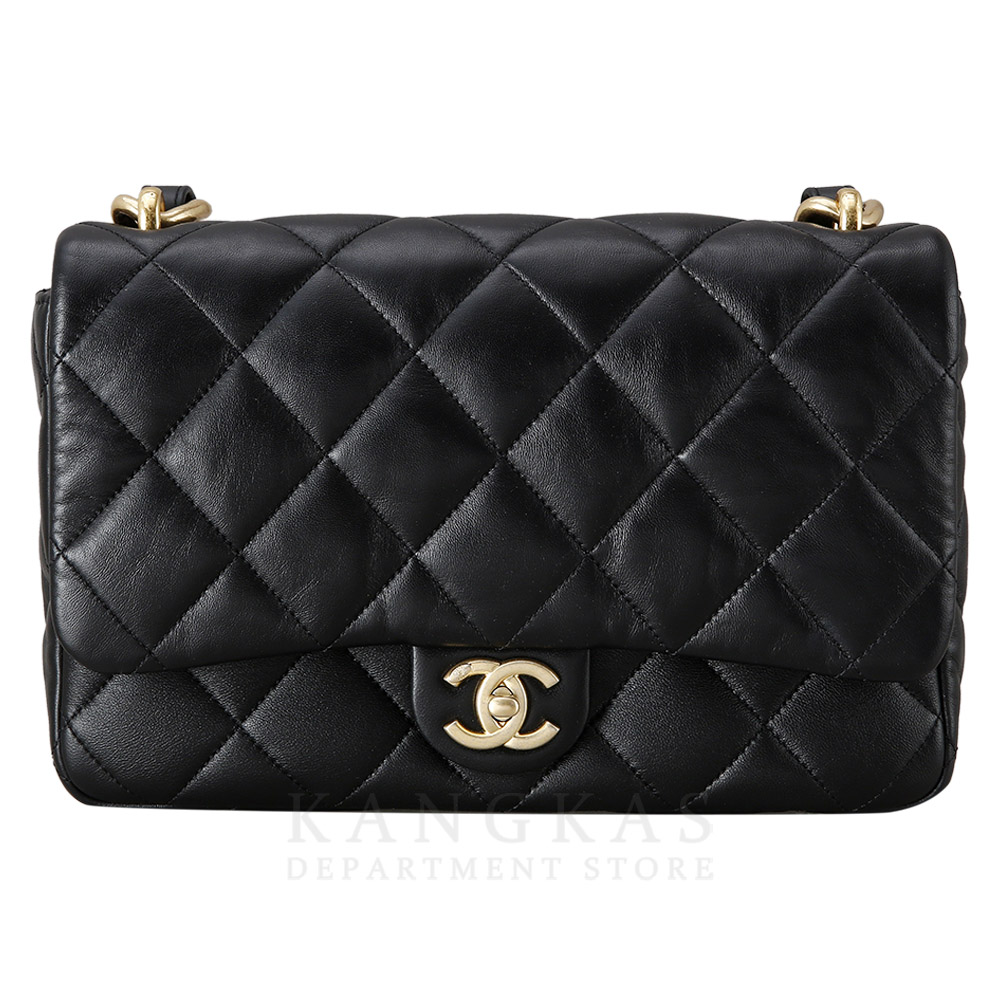 CHANEL(USED)샤넬 시즌 레더 체인 플랩백