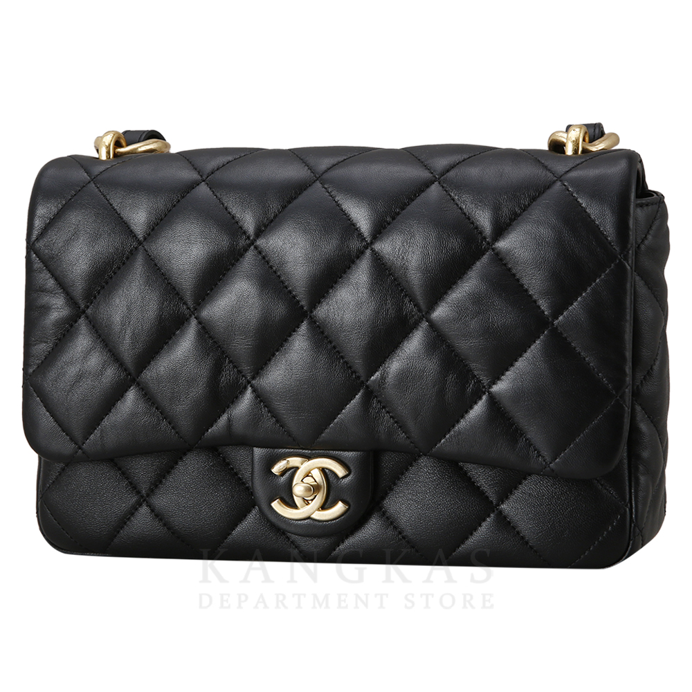 CHANEL(USED)샤넬 시즌 레더 체인 플랩백