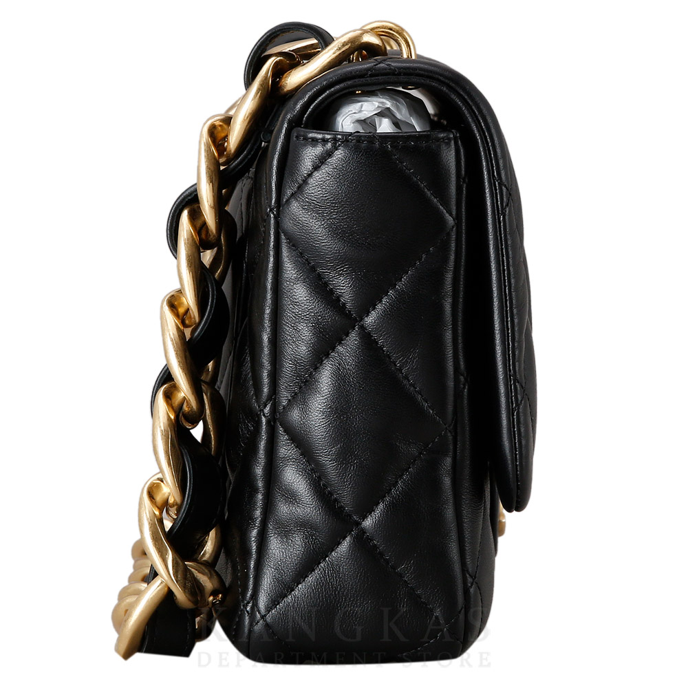 CHANEL(USED)샤넬 시즌 레더 체인 플랩백