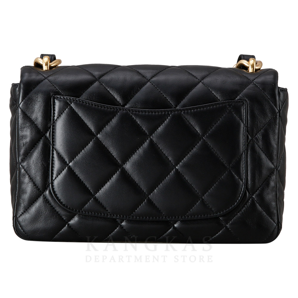CHANEL(USED)샤넬 시즌 레더 체인 플랩백