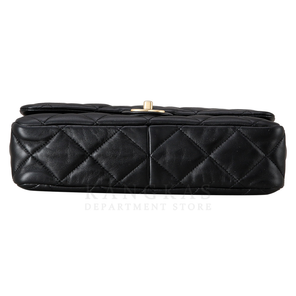 CHANEL(USED)샤넬 시즌 레더 체인 플랩백