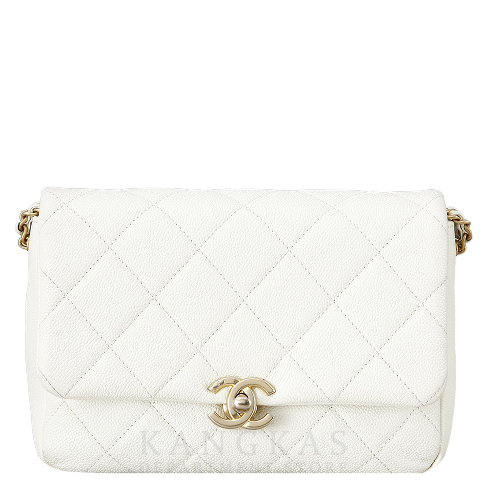 CHANEL(USED)샤넬 시즌 캐비어 멜로디 플랩백