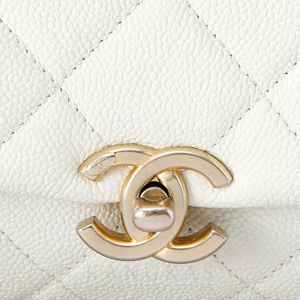 CHANEL(USED)샤넬 시즌 캐비어 멜로디 플랩백