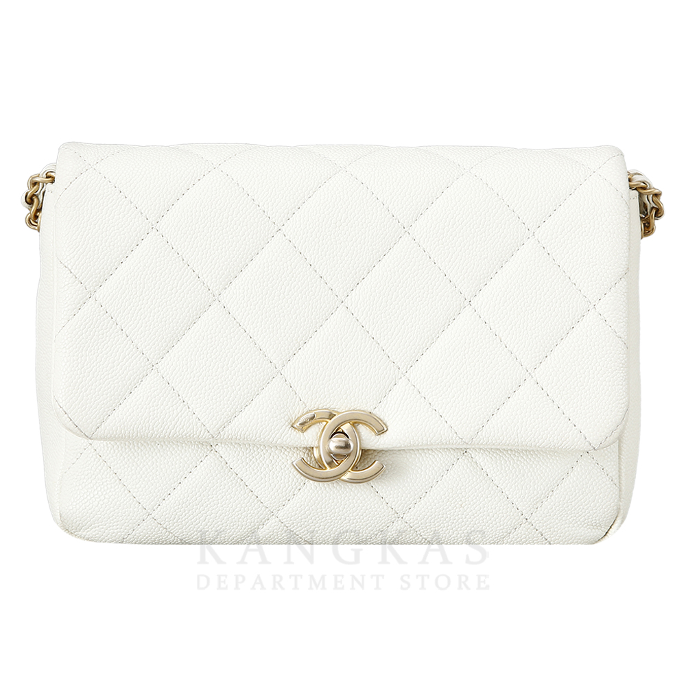 CHANEL(USED)샤넬 시즌 캐비어 멜로디 플랩백