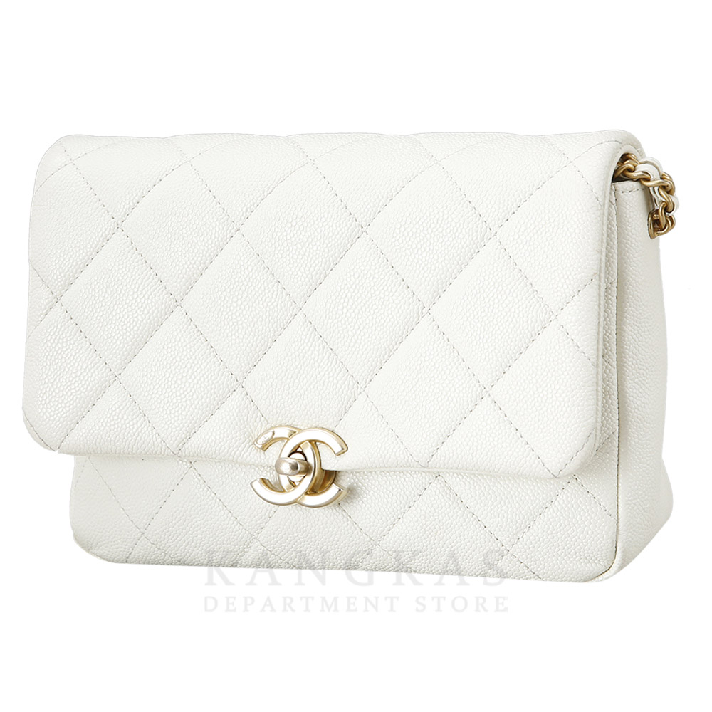 CHANEL(USED)샤넬 시즌 캐비어 멜로디 플랩백
