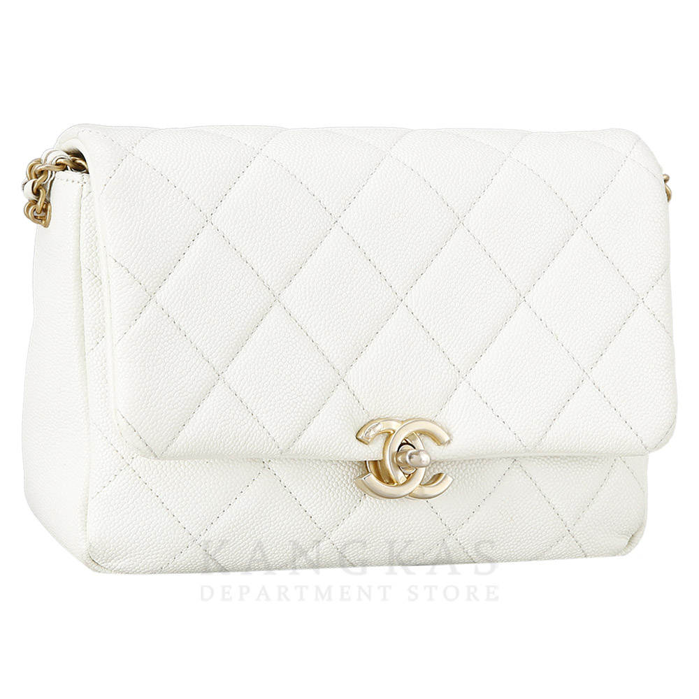 CHANEL(USED)샤넬 시즌 캐비어 멜로디 플랩백