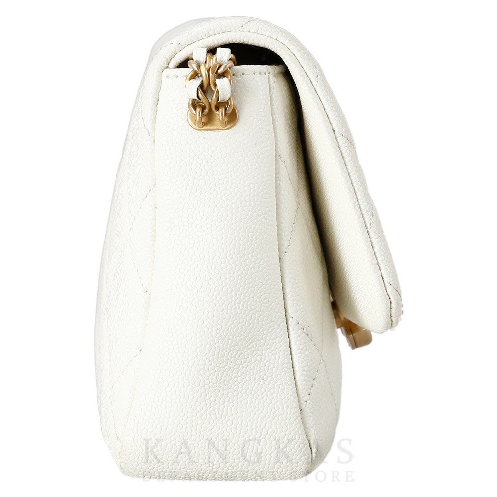 CHANEL(USED)샤넬 시즌 캐비어 멜로디 플랩백