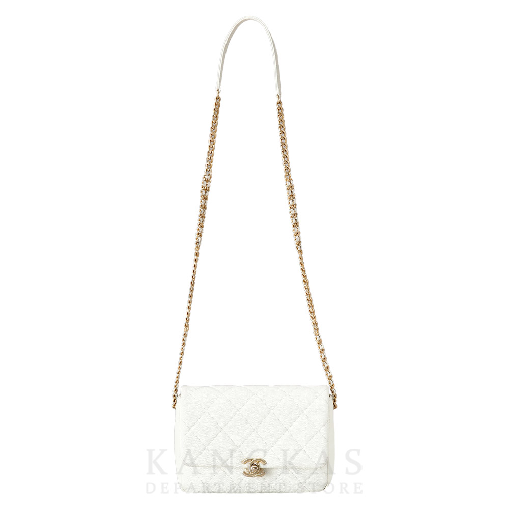 CHANEL(USED)샤넬 시즌 캐비어 멜로디 플랩백