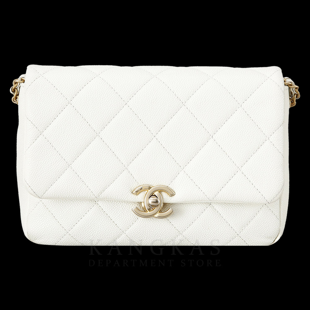 CHANEL(USED)샤넬 시즌 캐비어 멜로디 플랩백