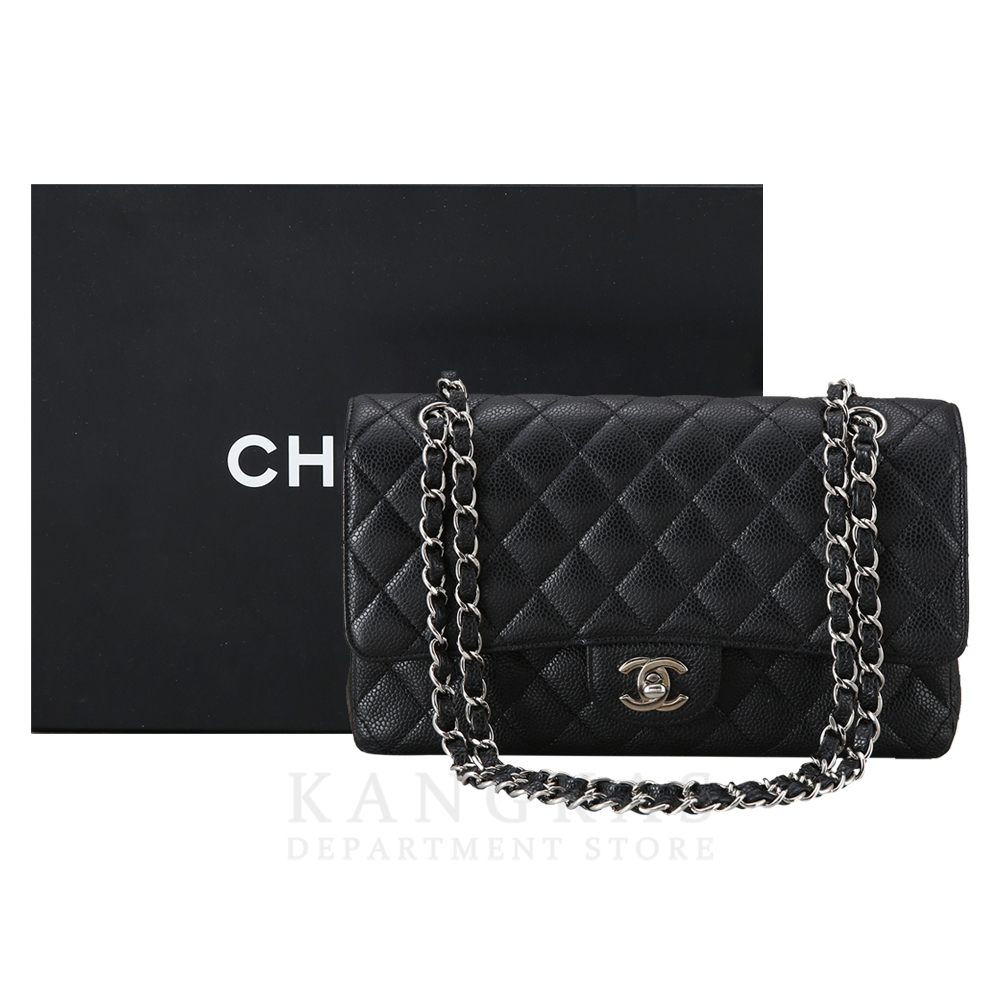 CHANEL(USED)샤넬 캐비어 클래식 미듐 플랩백