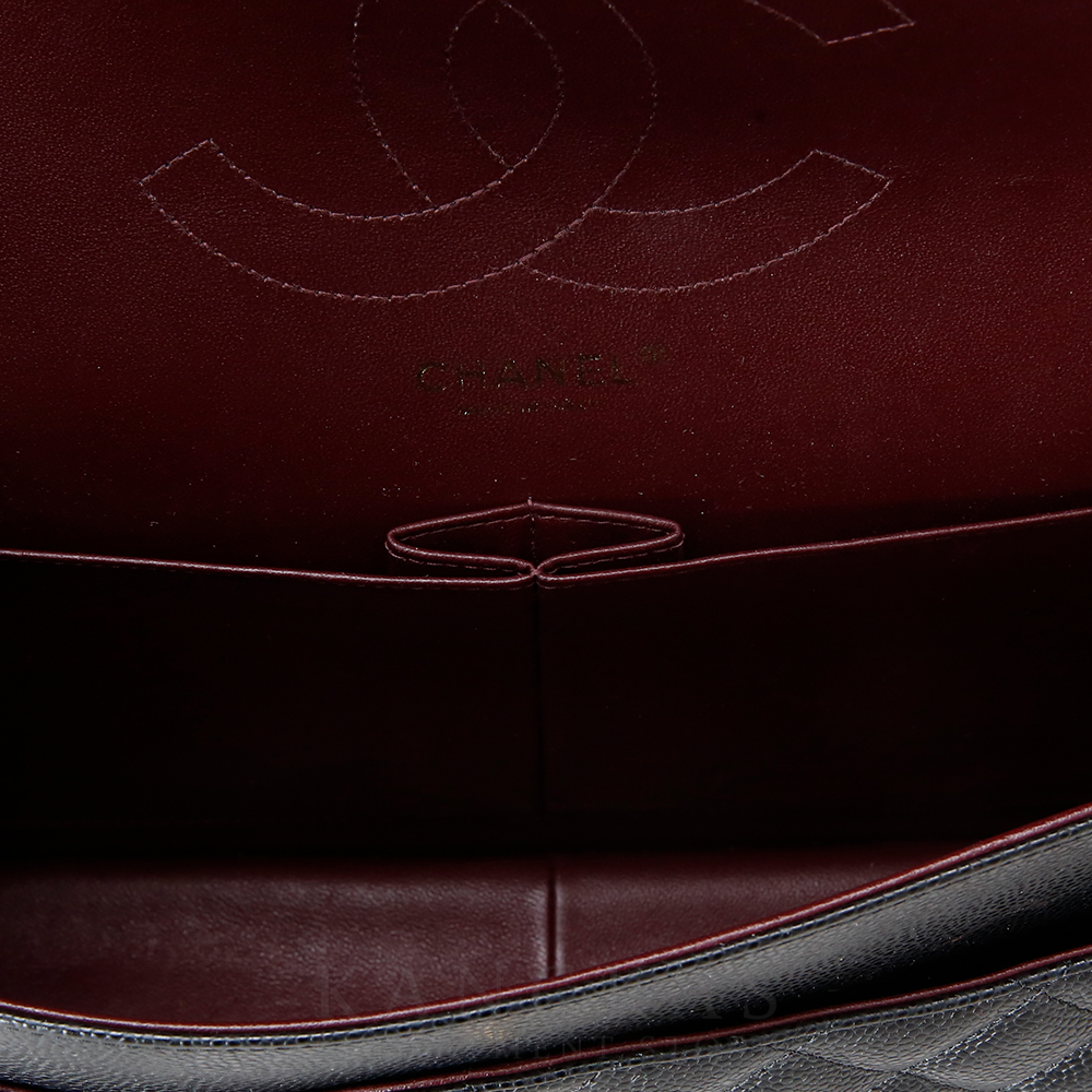 CHANEL(USED)샤넬 A58600 캐비어 클래식 점보 플랩백