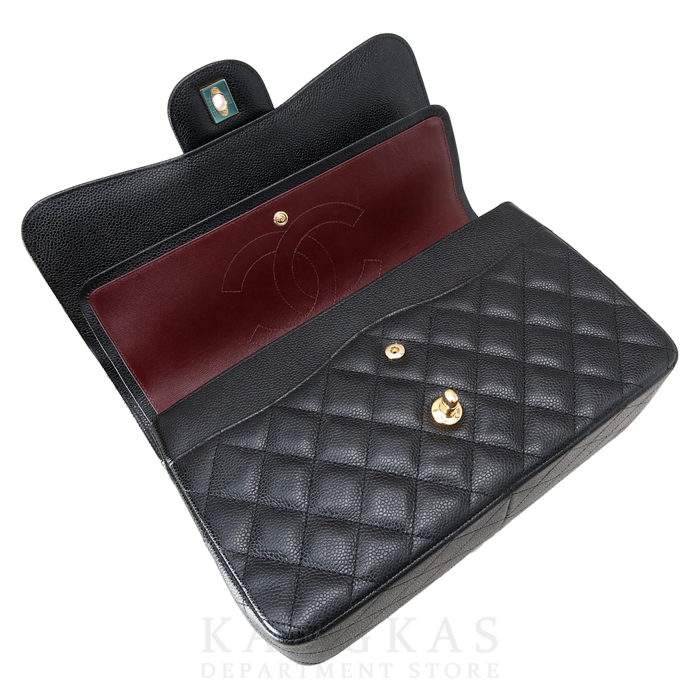 CHANEL(USED)샤넬 A58600 캐비어 클래식 점보 플랩백