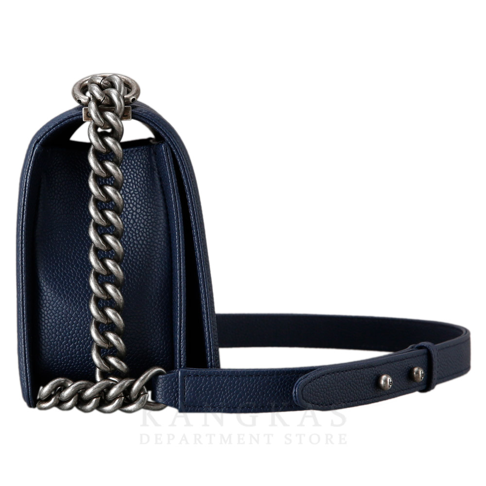 CHANEL(USED)샤넬 캐비어 쉐브론 보이샤넬 미듐