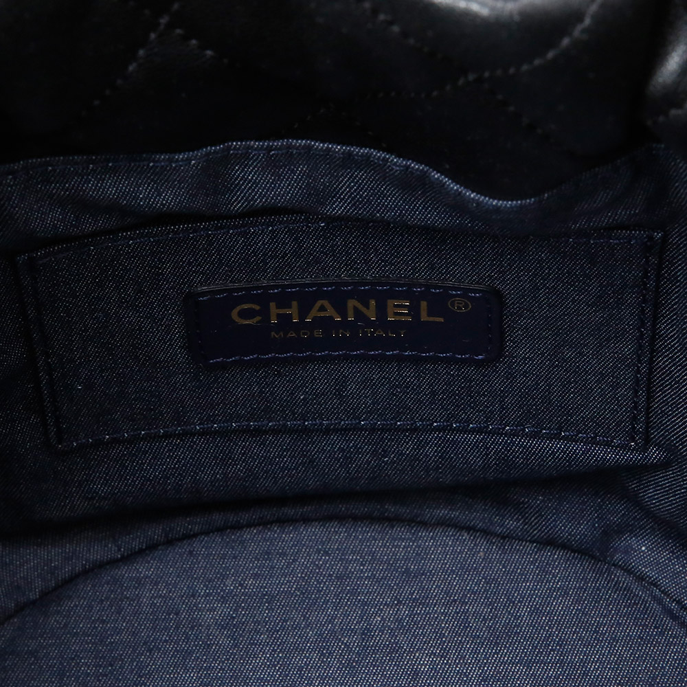 CHANEL(USED)샤넬 시즌 램스킨 버킷백