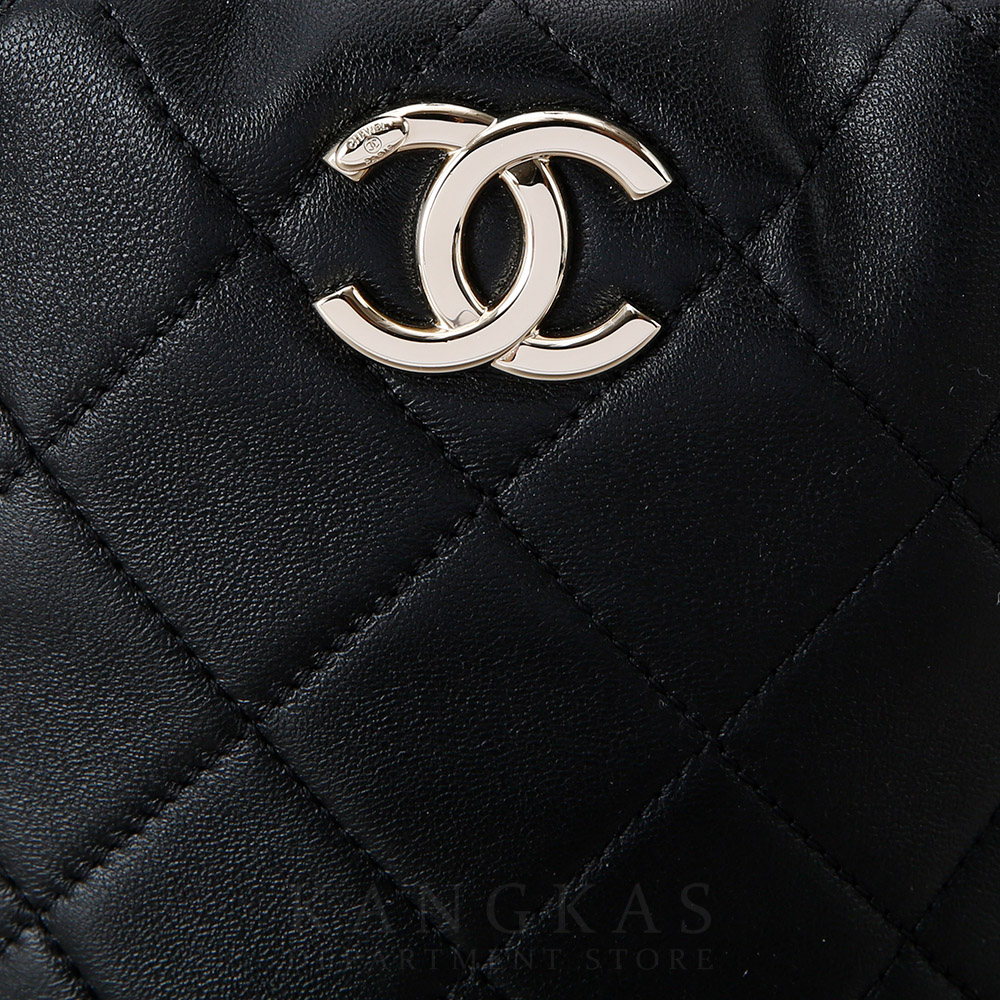 CHANEL(USED)샤넬 시즌 램스킨 버킷백