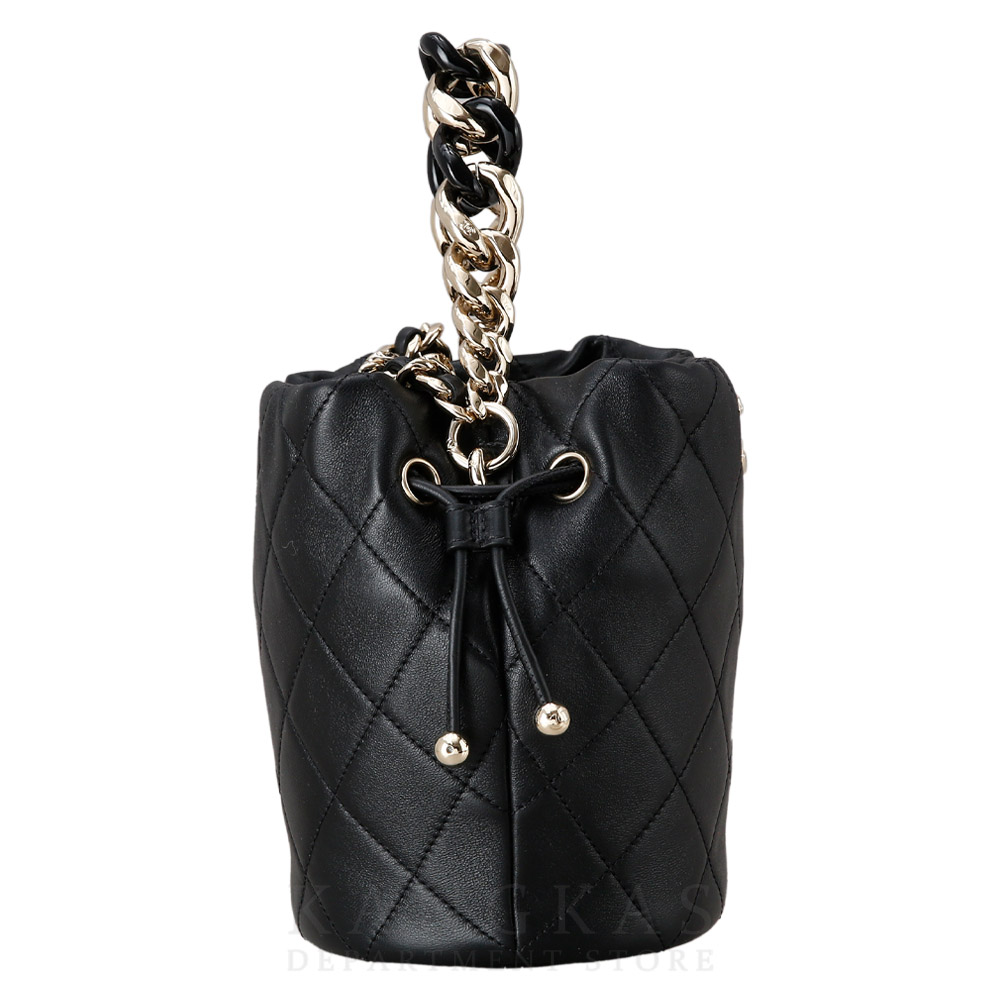 CHANEL(USED)샤넬 시즌 램스킨 버킷백
