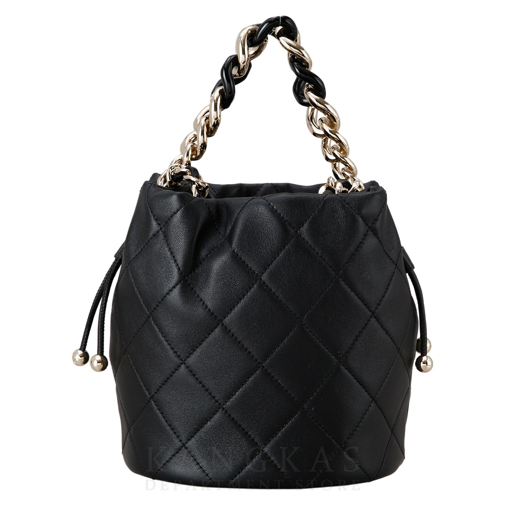 CHANEL(USED)샤넬 시즌 램스킨 버킷백