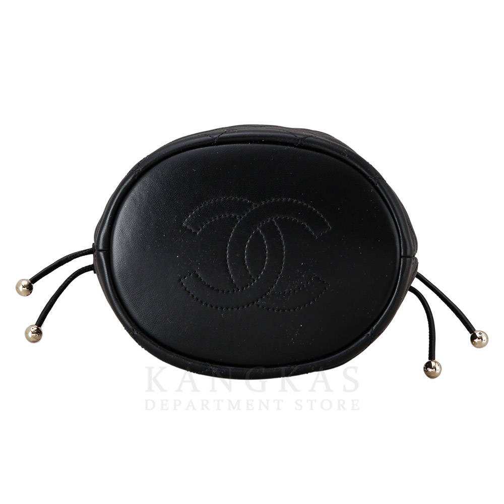 CHANEL(USED)샤넬 시즌 램스킨 버킷백