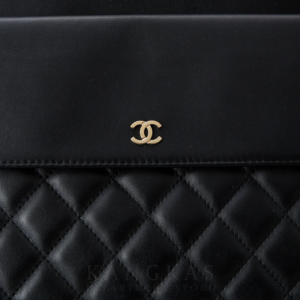 CHANEL(USED)샤넬 플랩 램스킨 클러치