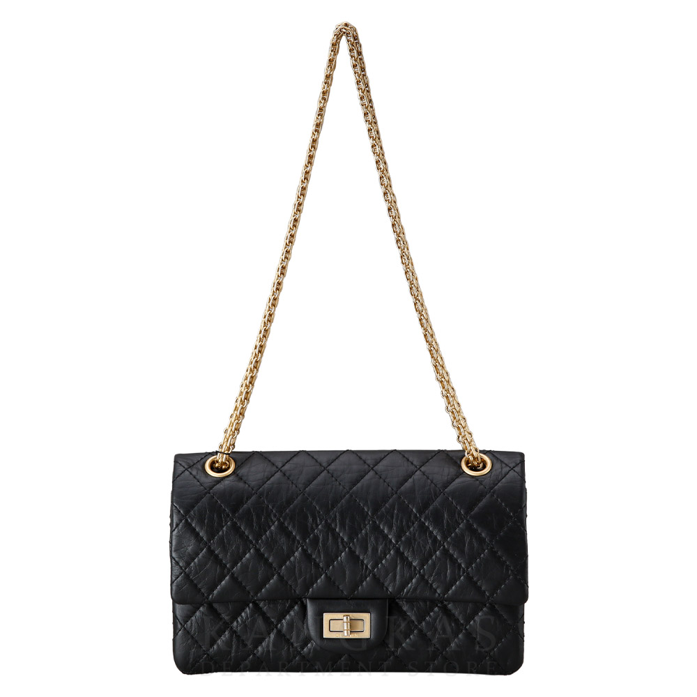CHANEL(USED)샤넬 2.55 빈티지 클래식 미듐24 금장