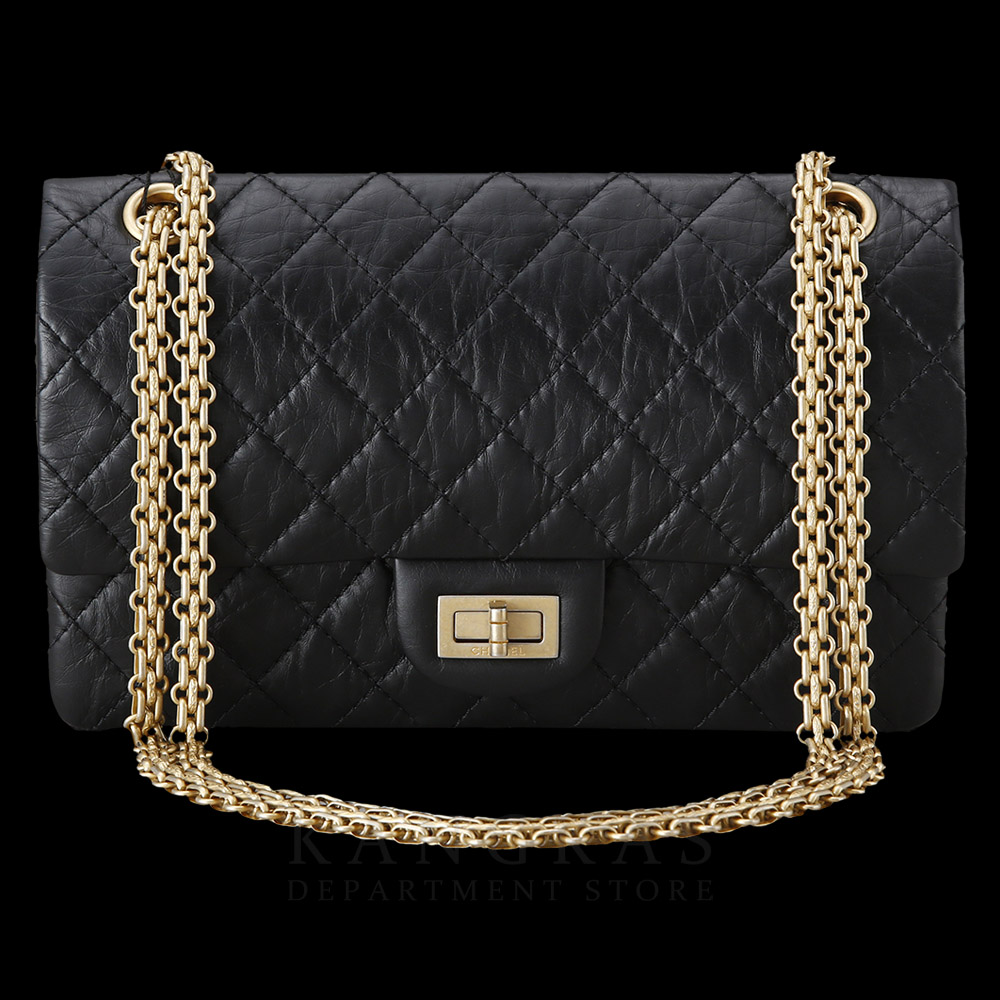 CHANEL(USED)샤넬 2.55 빈티지 클래식 미듐24 금장