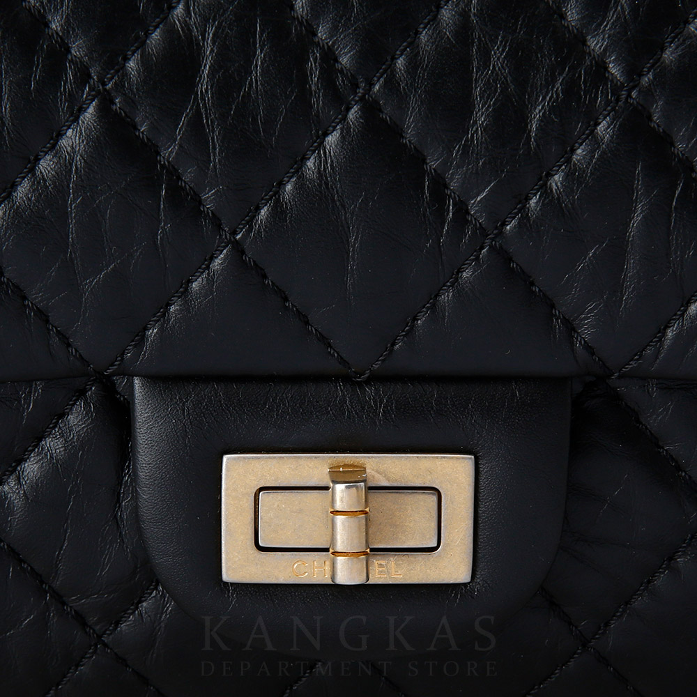 CHANEL(USED)샤넬 2.55 빈티지 클래식 미듐24 금장