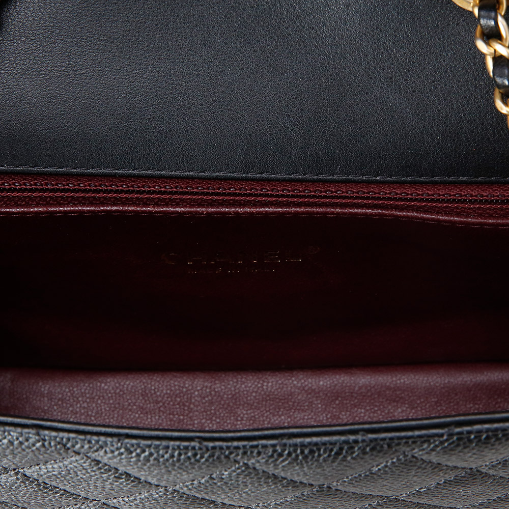 CHANEL(USED)샤넬 시즌 CC 코스메틱로고 플랩백