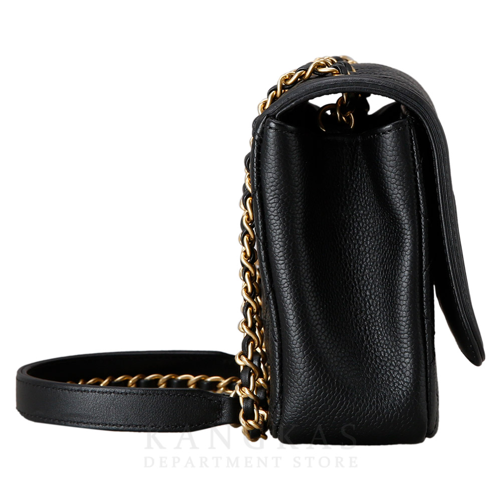 CHANEL(USED)샤넬 시즌 CC 코스메틱로고 플랩백
