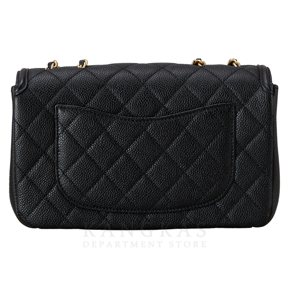 CHANEL(USED)샤넬 시즌 CC 코스메틱로고 플랩백
