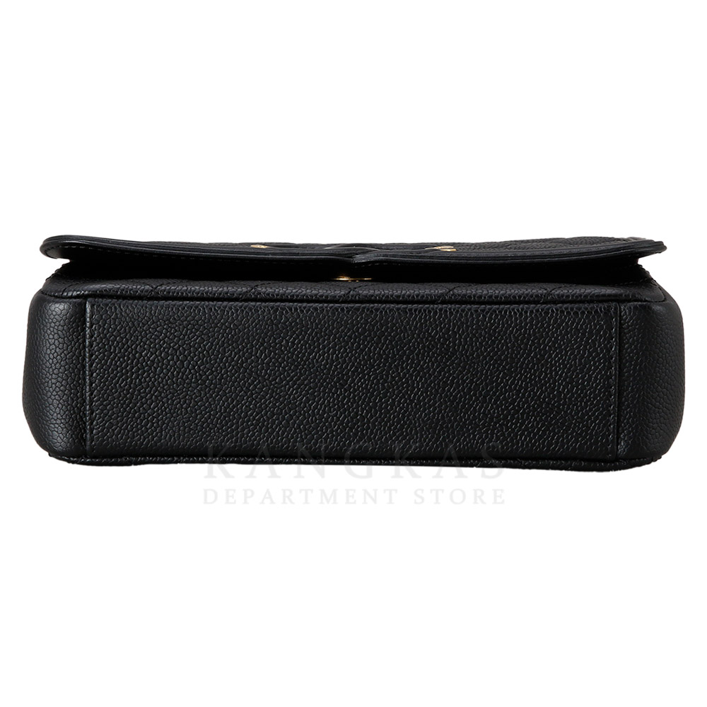 CHANEL(USED)샤넬 시즌 CC 코스메틱로고 플랩백