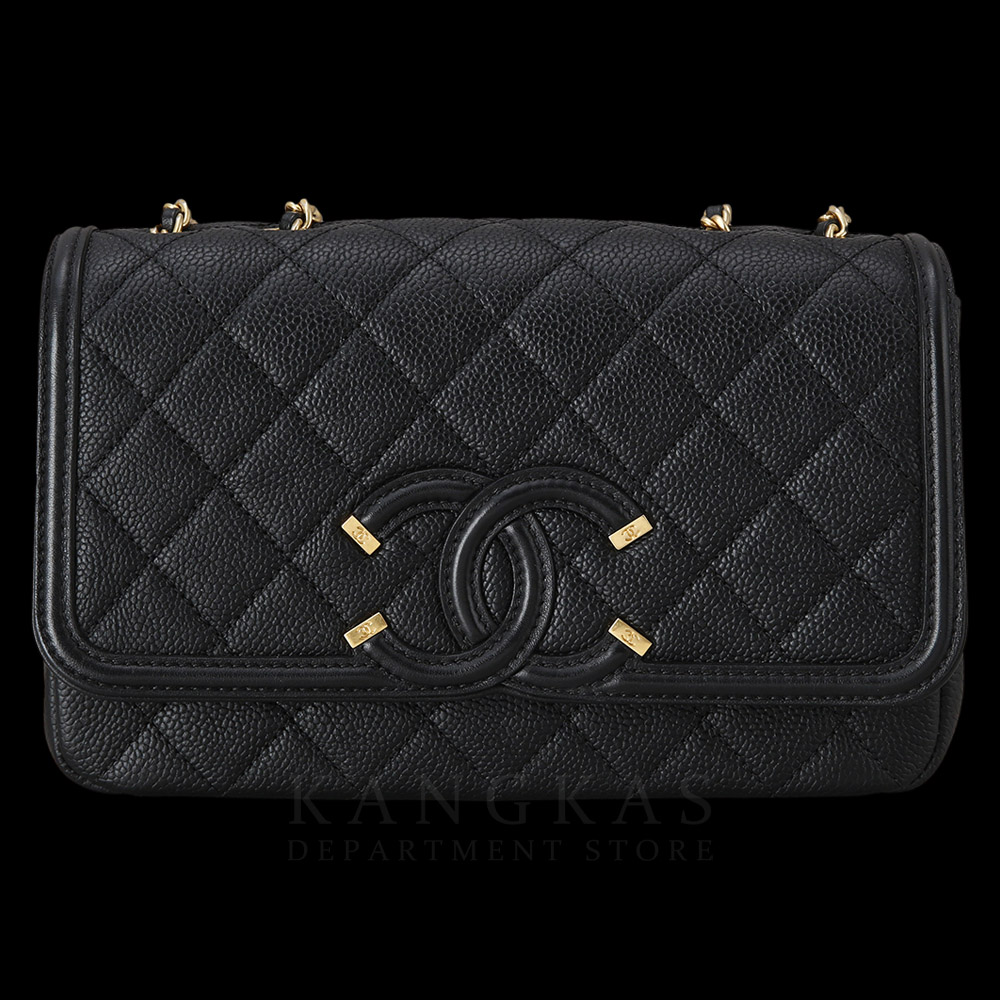 CHANEL(USED)샤넬 시즌 CC 코스메틱로고 플랩백