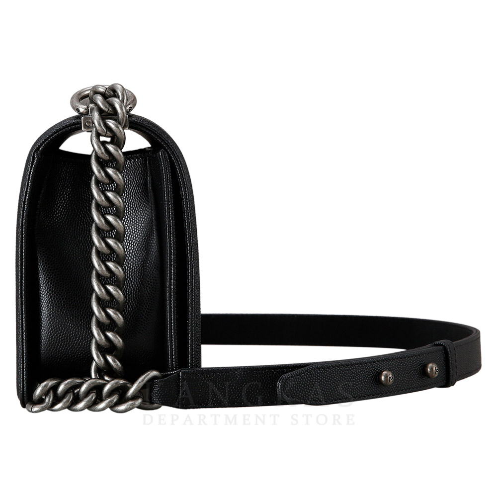 CHANEL(USED)샤넬 캐비어 보이샤넬 미듐