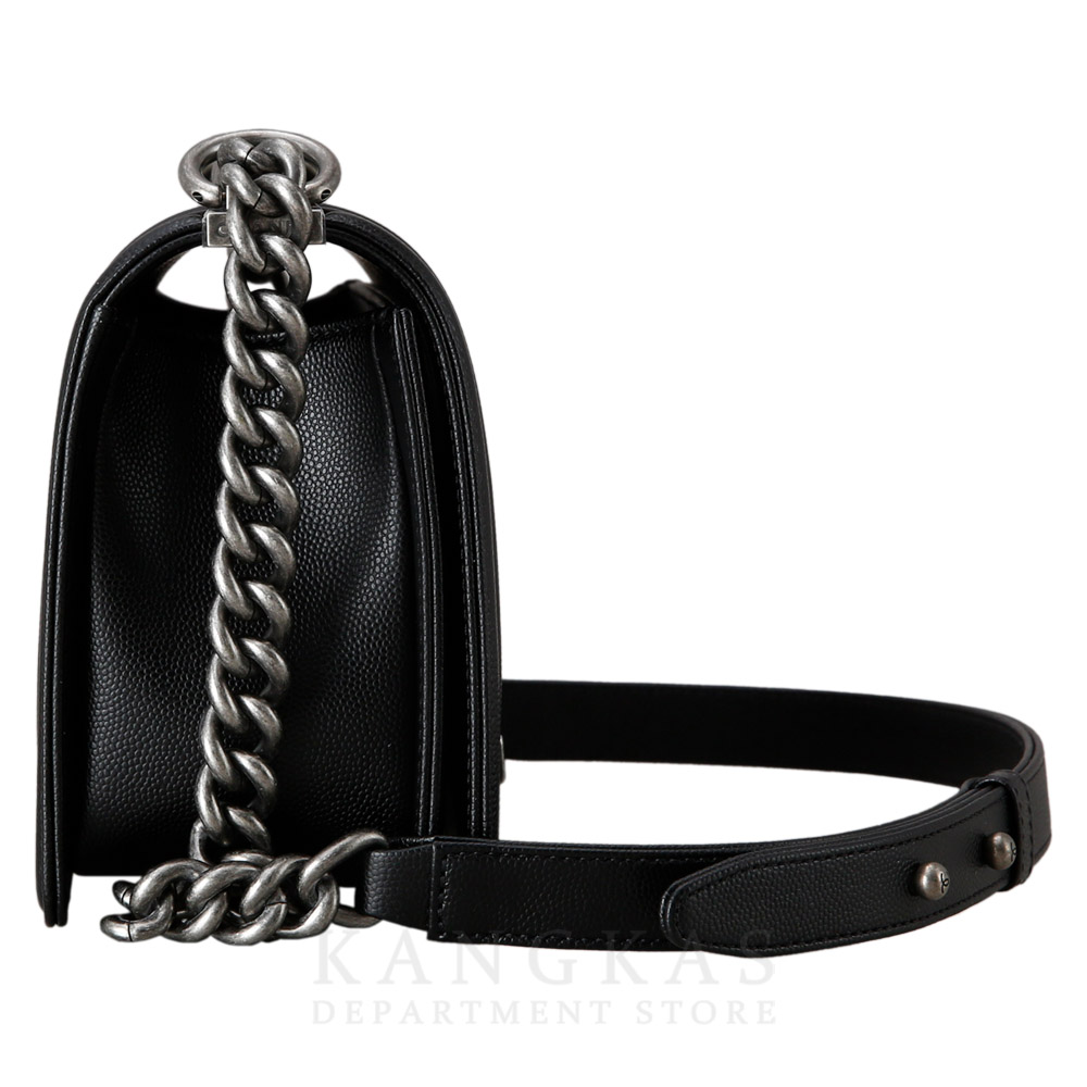 CHANEL(USED)샤넬 캐비어 보이샤넬 미듐