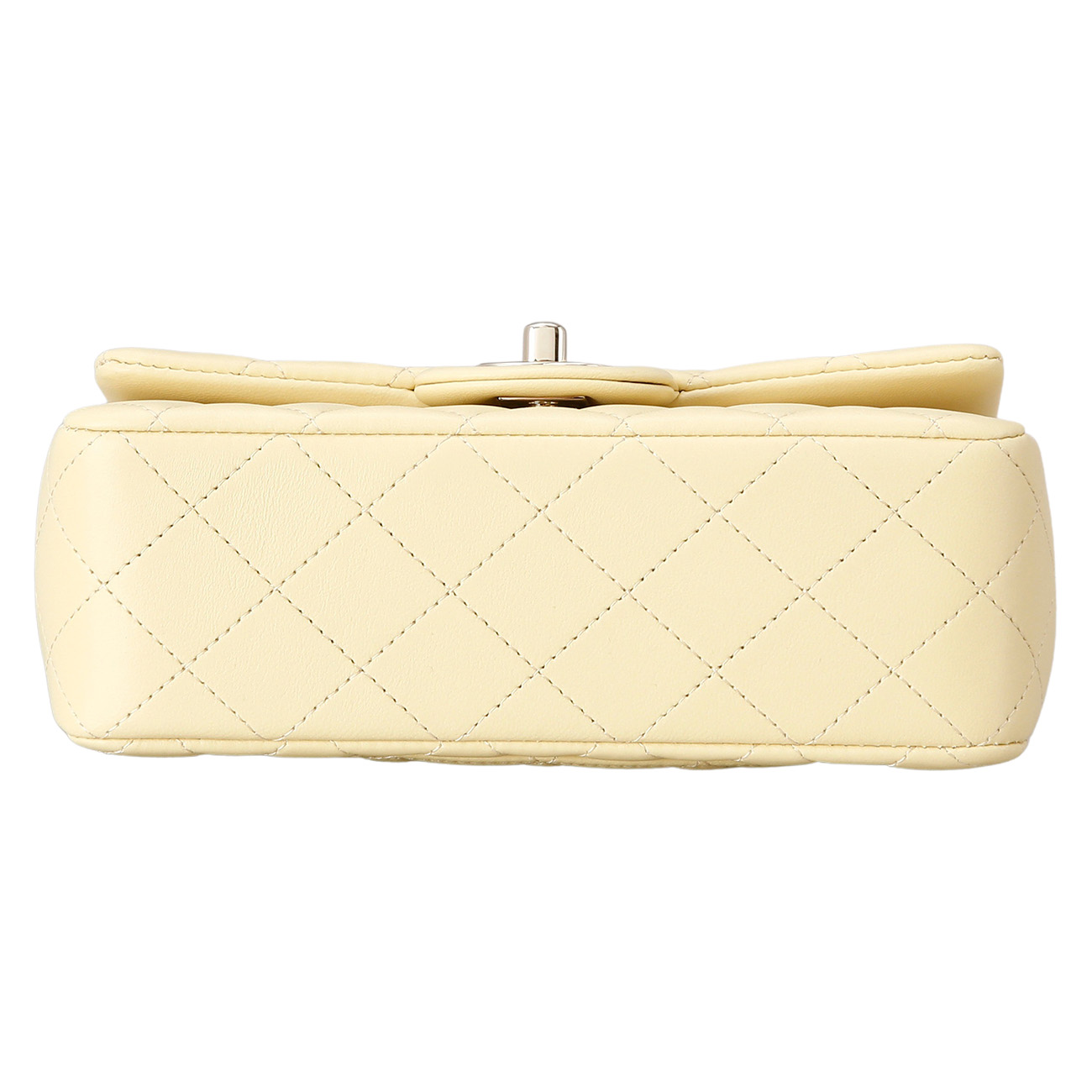 CHANEL(USED)샤넬 램스킨 클래식 뉴미니 탑핸들