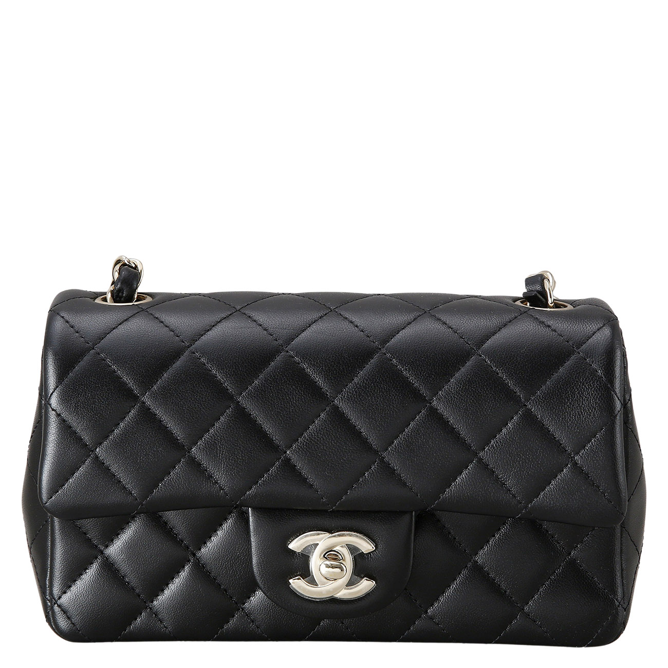 CHANEL(USED)샤넬 램스킨 클래식 뉴미니