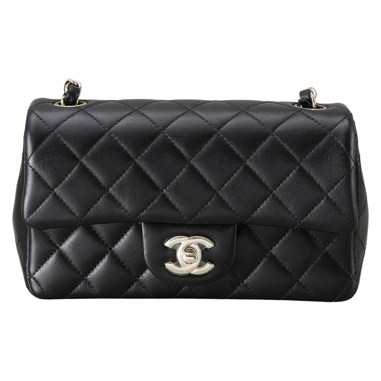 CHANEL(USED)샤넬 램스킨 클래식 뉴미니