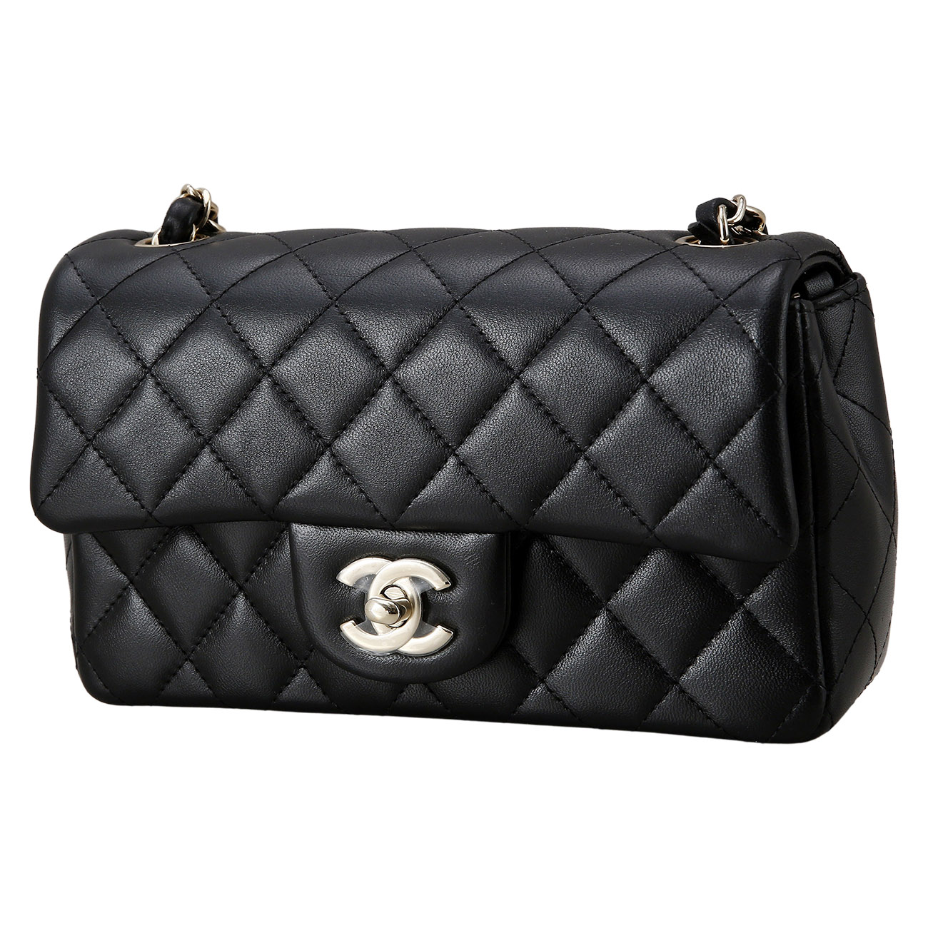 CHANEL(USED)샤넬 램스킨 클래식 뉴미니