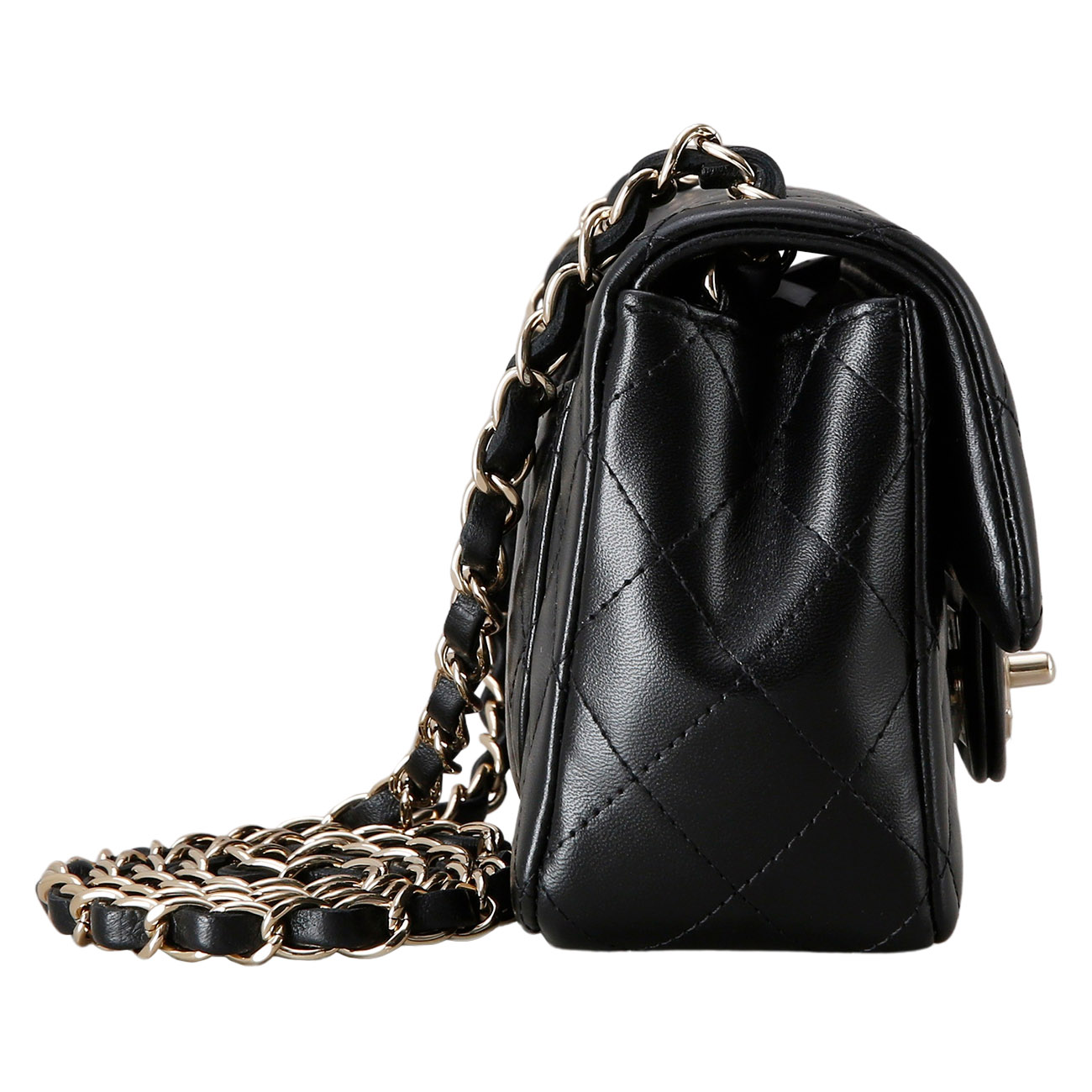 CHANEL(USED)샤넬 램스킨 클래식 뉴미니