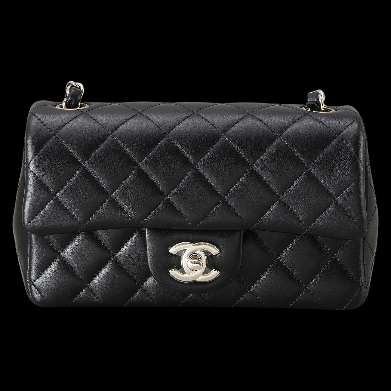 CHANEL(USED)샤넬 램스킨 클래식 뉴미니