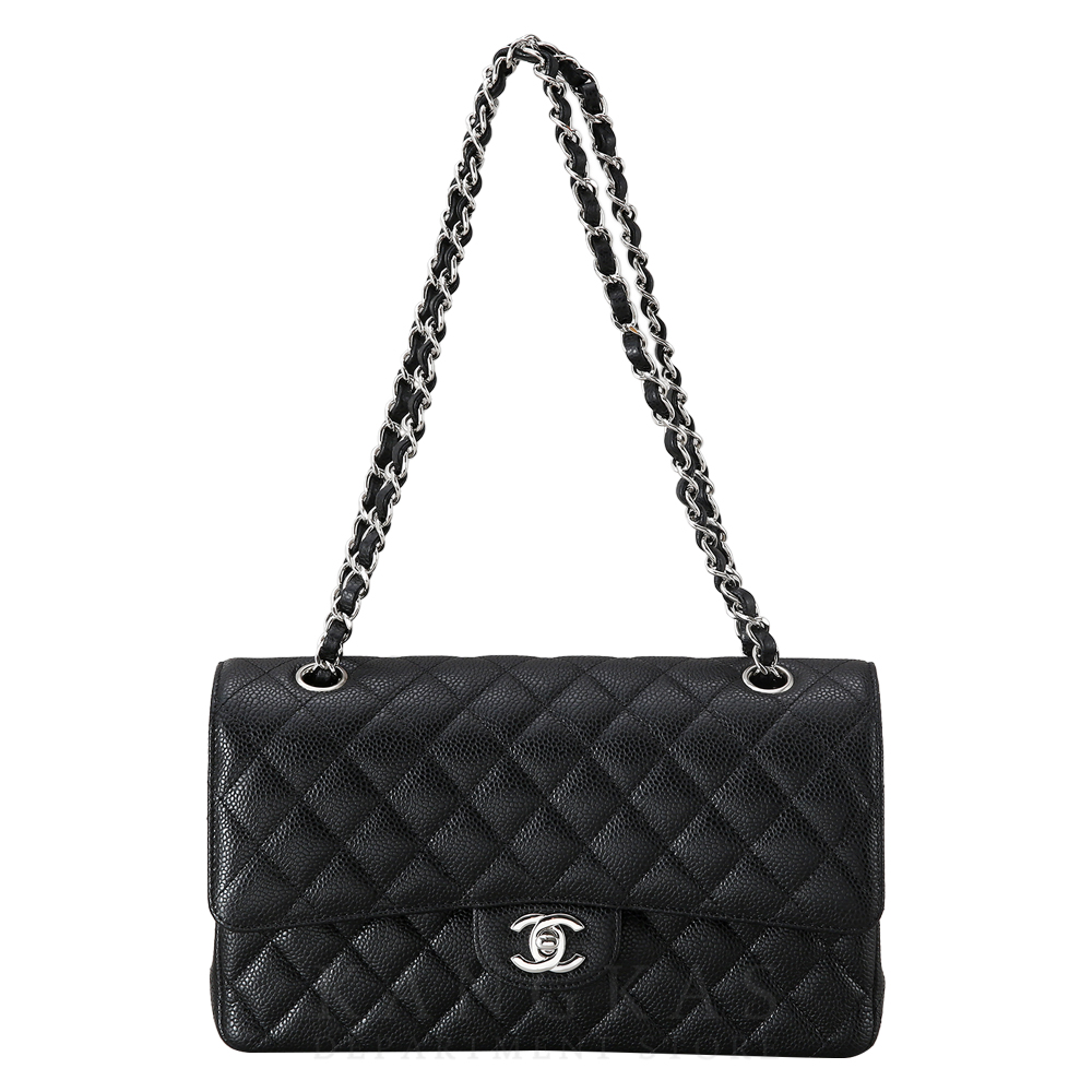 CHANEL(USED)샤넬 A01112 캐비어 클래식 미듐 플랩백