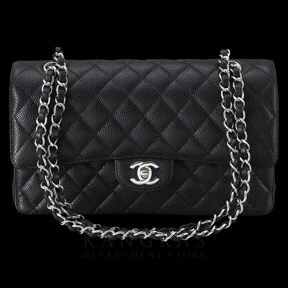 CHANEL(USED)샤넬 A01112 캐비어 클래식 미듐 플랩백