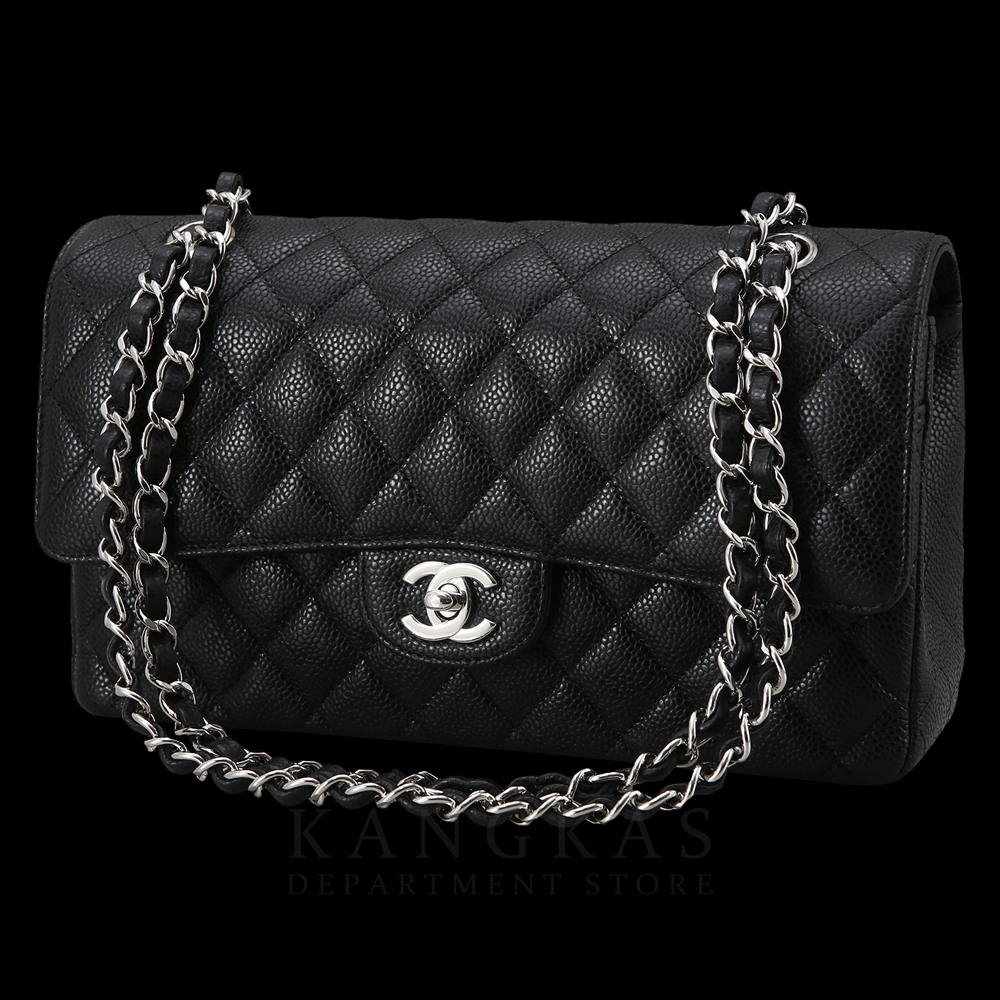 CHANEL(USED)샤넬 A01112 캐비어 클래식 미듐 플랩백