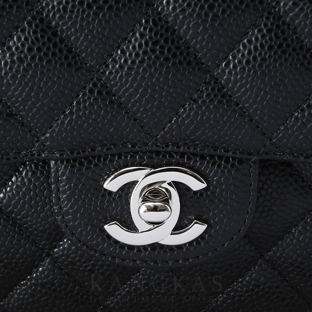 CHANEL(USED)샤넬 A01112 캐비어 클래식 미듐 플랩백