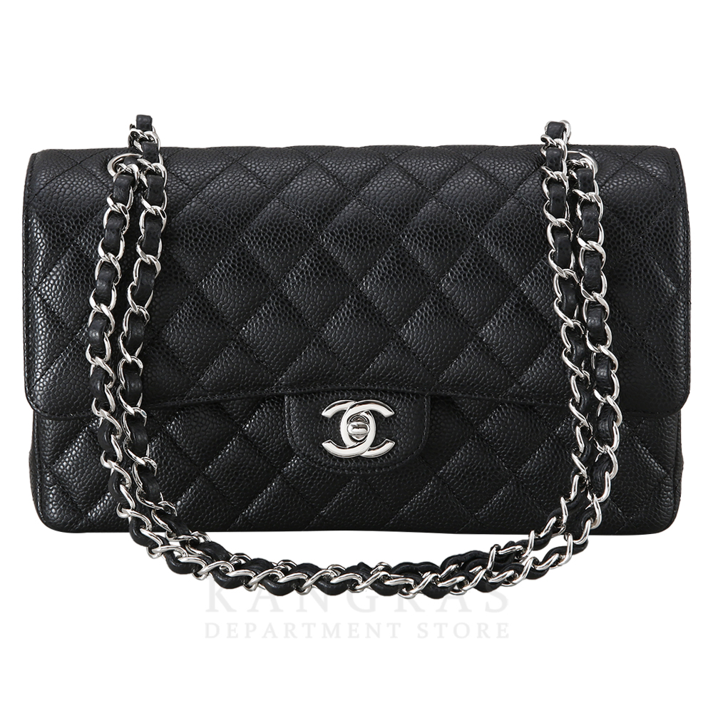 CHANEL(USED)샤넬 A01112 캐비어 클래식 미듐 플랩백