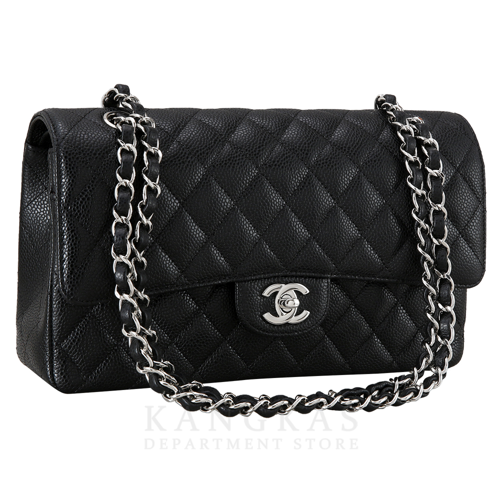 CHANEL(USED)샤넬 A01112 캐비어 클래식 미듐 플랩백