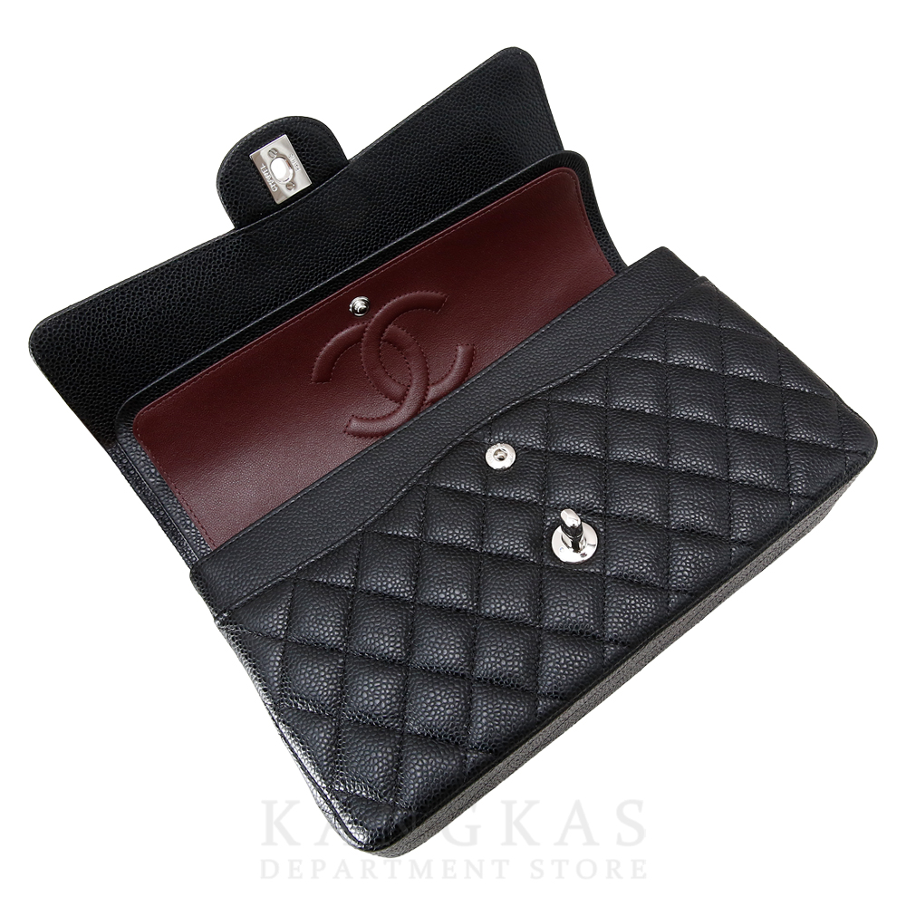 CHANEL(USED)샤넬 A01112 캐비어 클래식 미듐 플랩백