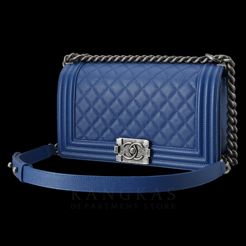 CHANEL(USED)샤넬 캐비어 보이샤넬 미듐